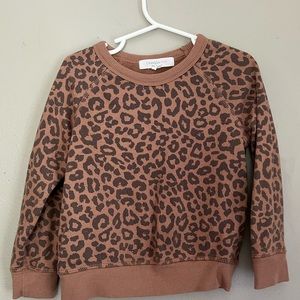 Cheetah print sweatshirt - size 4 Grayson Mini